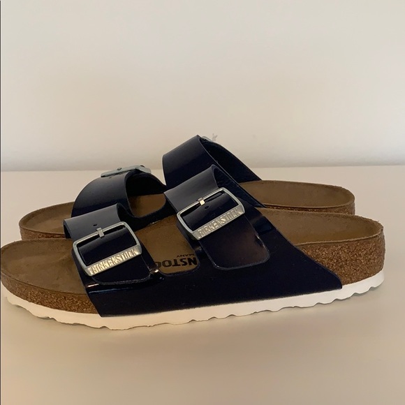 Birkenstock | Arizona BS Sandal Dress Blue Sz 38 7 - Picture 4 of 8